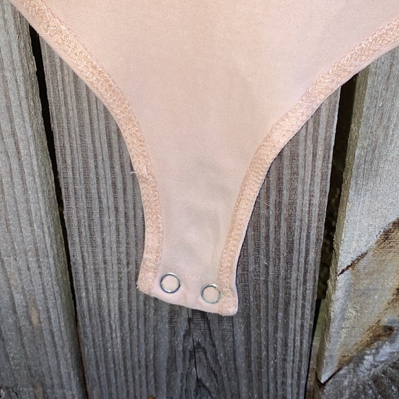 Gently Used Light Pink Forever 21 3/4 Sleeve Body Suit - Picture 9 of 12
